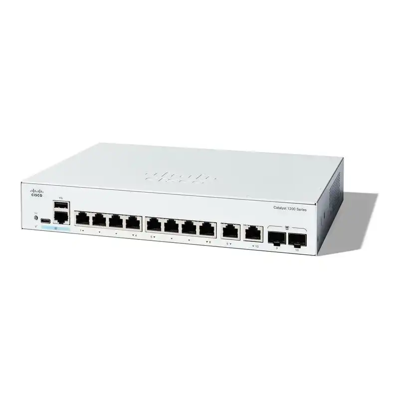 Cisco Catalyst 1200-8T-E-2G - Commutateur - gigabit ethernet - C3 - intelligent - 8 x 10 - 100 - 1000... (C1200-8T-E-2G)_1